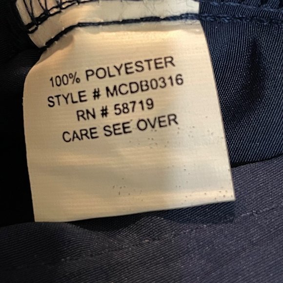 Elementz Women's Blue V Neck Long Sleeve Button Up Shirt Top Blouse Sz L - Picture 6 of 10